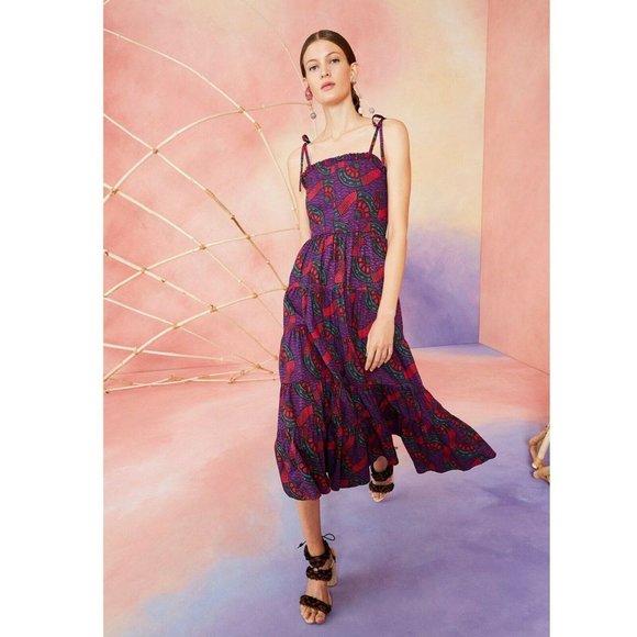 Ulla Johnson Dresses & Skirts - Ulla Johnson Womens Violet Ellyn Sleeveless Halter Strap Fit & Flare Dress Sz 12